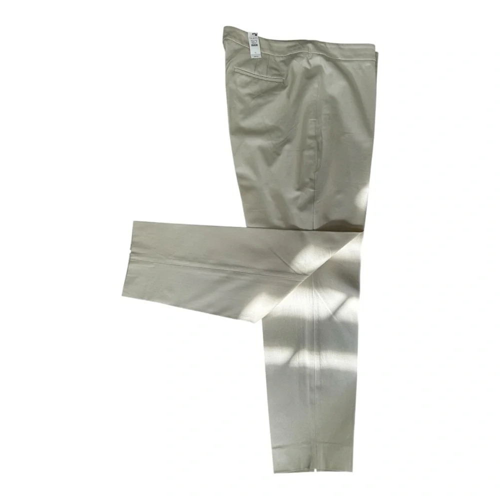 Talbots Chatham Ankle Elegant Cream Women's Pants 16 - Picture 4 of 7